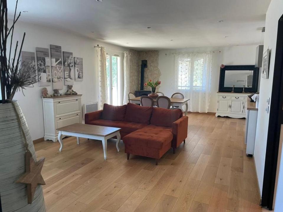 Charmant deux-pièces dans villa avec piscine privée Seillans Extérieur photo